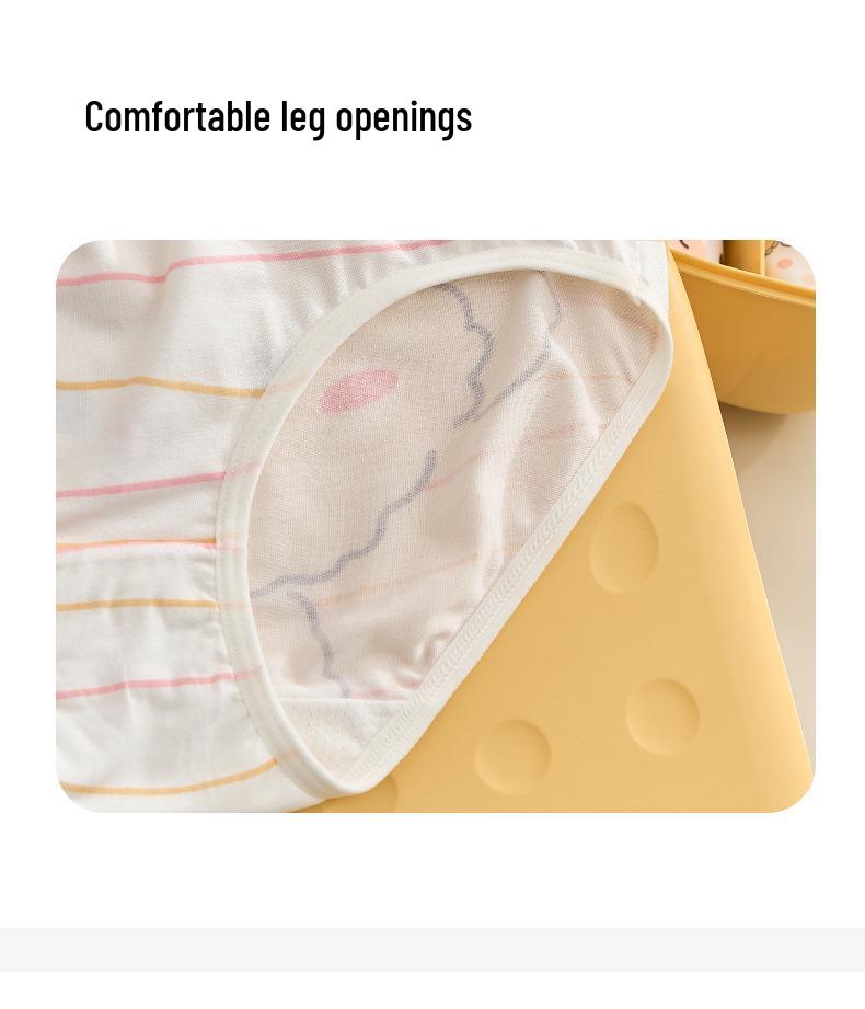 Clearance: Antibacterial Breathable Girls' Briefs (10-Pack) for Older Children - No Wedgies