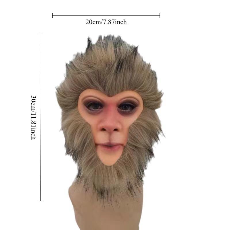 1PC Funny Full Face Mask Black Myth Sun Wukong Same Game Props Play Cool Cool Trend Facebook