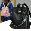 Backpack Women's Simple and High-end Sense Large Capacity Anti-theft Backpack Casual Travel Multi-functional Backpack