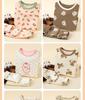 Tagless Kids' Long Johns & Tops Autumn Pajama Set, Class A Cotton, Brushed, for Boys & Girls, Home Wear, Spring/Fall Long Sleeve.