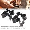 2 PCS Steel Leather Cutting Dies Set Handmade Keychain and Wallet Making  For DIY Leather Craft