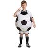 Soccer Outfits for Kids Adults, Funny Soccer Ball Costume, Football Sports Theme Clothes for Cheerleaders Halloween Cosplay