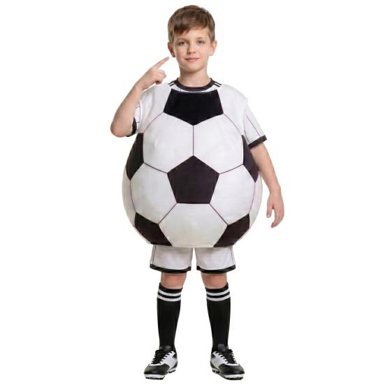 Soccer Outfits for Kids Adults, Funny Soccer Ball Costume, Football Sports Theme Clothes for Cheerleaders Halloween Cosplay