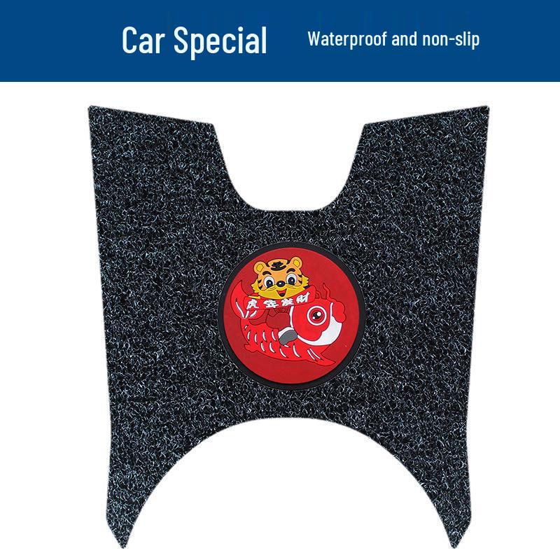 DaFu DX150 Coil Foot Mats: Waterproof, Sun-Protected, Dirt & Wear-Resistant Pedal Mats with Modified Accessories & Ornaments.