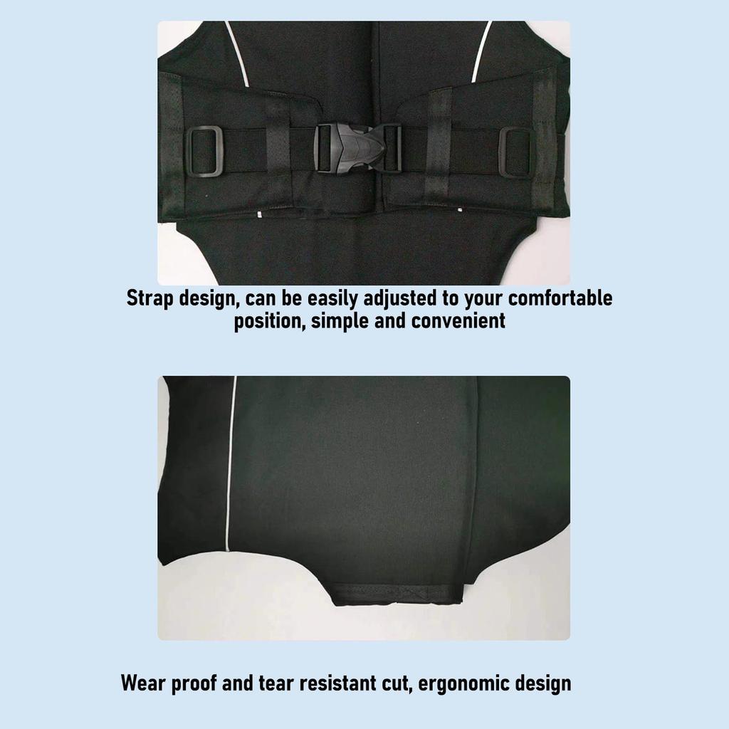 Equestrian Vest Safety EVA Shock Absorbing Foam Padded Horse Riding Protective Vest for Equestrian Equipment XL for Height 1.8m/5.9ft