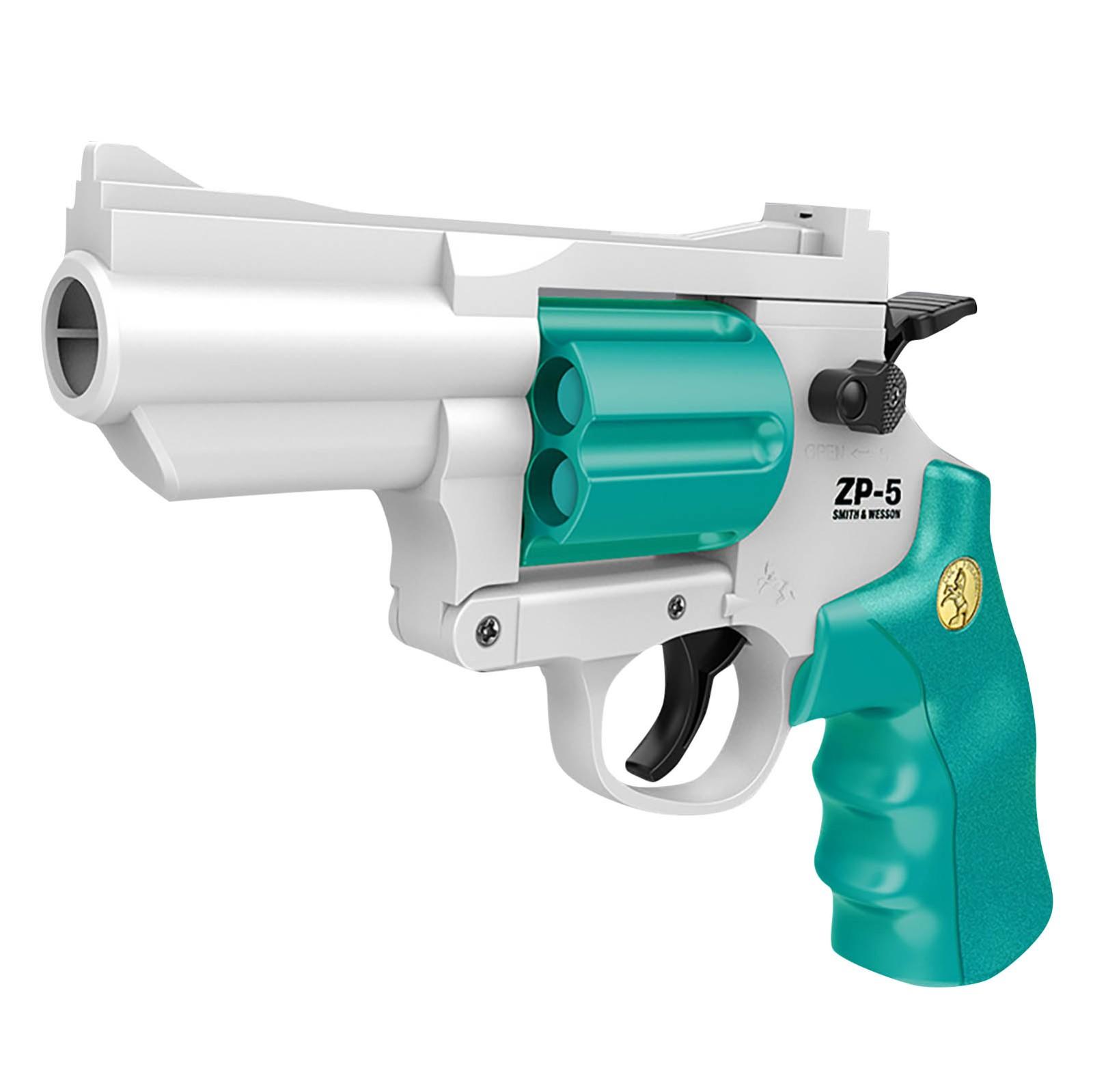 

Револьвер, защитная пена, мягкая пуля, мягкая пуля, пенопласт, взрывная игрушка, безопасная игра, веселый и крутой бластер, идеальный вариант для дня рождения для мальчиков и девочек 12+ One Size