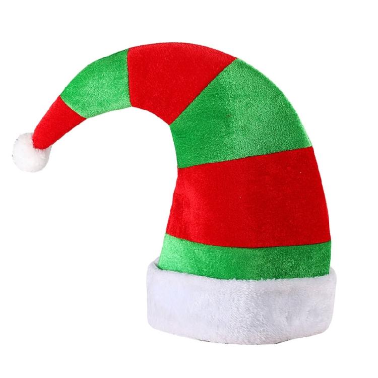 

Santa Hats Red Green Curved Christmas Party Hat Accessory For Holiday Party Costume Accessories Family Gathering 1 зелений/червоний