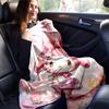 1pc Charming My Melody Home Decor Blanket Gift for Room Bedroom,Living Room, Travel, Camping, Car Blankets, Beach, Office Naps, Living Room Office Dec