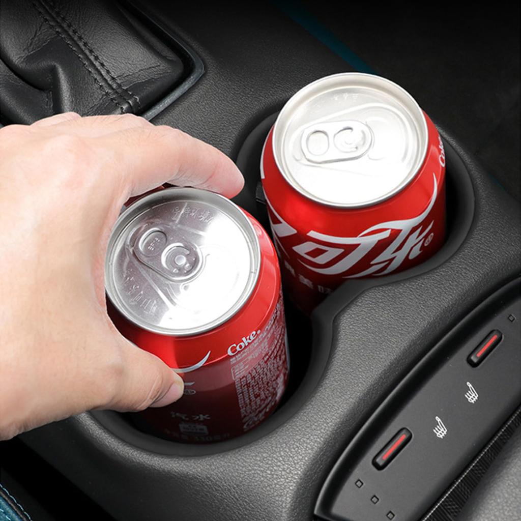 Fucaten Car Cup Holder Compatible with Toyota New Harrier 80 Series Console Tray Drink Holder Cover Storage TPE Material