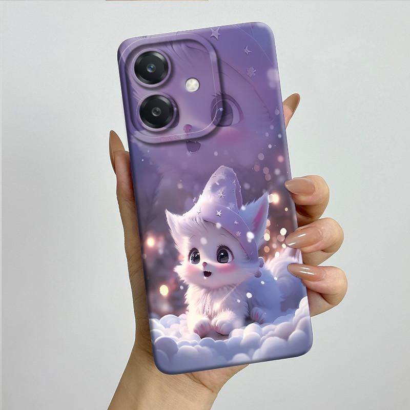 For OPPO A3 4G Phone Case A40 A40m CPH2669 CPH3669 Soft Silicone Sweet Painted Funda Coque Cartoon Printed Protective Back Cover