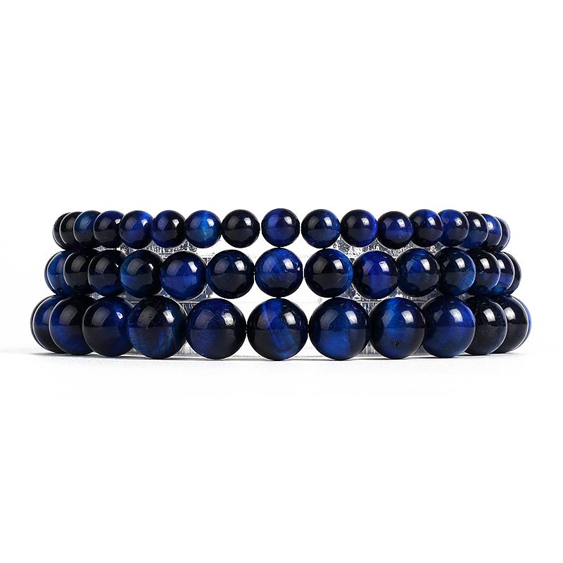 6/8/10mm Perlen Yoga Armband Herren Naturstein Armbänder Für Frauen Labradorit Achat Quarz Heilung Reiki Chakra Armreifen Schmuck