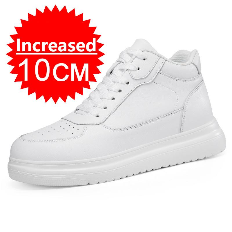 Nuove Scarpe con Rialzo da Uomo 6/8/10CM Rialzo Interno Invisibile Scarpa Pelle di Alta Qualità Outdoor Casual Scarpe Sportive Taglie Forti 36-46