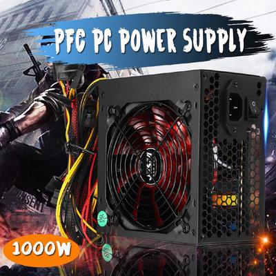 220V 1000W PFC PC napájecí zdroj 4 porty 8kolíkové Napájení skříně stolního počítače s ATX 12 2.3 Active