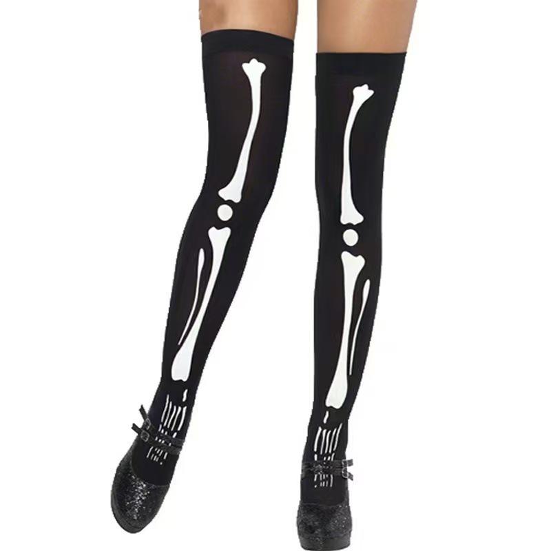 Halloween Mid-Calf Sexy Krankenschwester & Nonne Overknee-Strümpfe