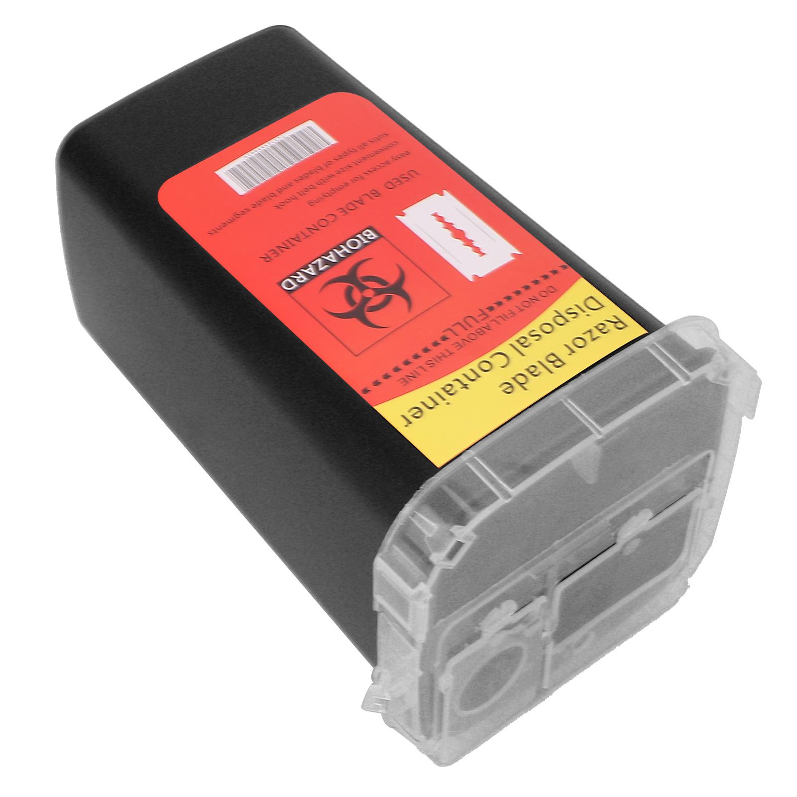 Blades Disposal Case Plastic Waste Blade Syringe Needles Trash Storage Box