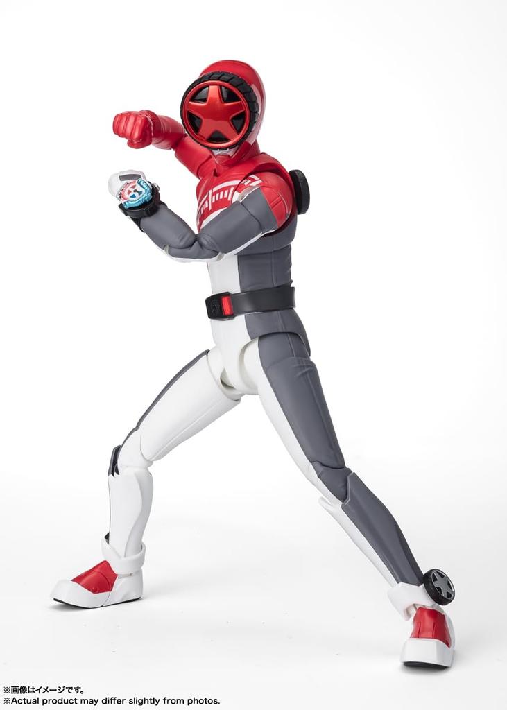 Bakujo Sentai Bunger Bun Rød ca 145 mm PVC ABS malt bevegelig figur SHFiguarts &