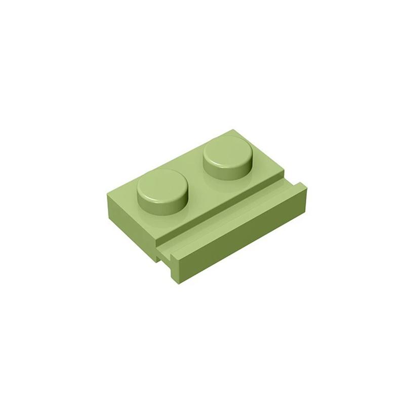 10pcs 3 Plate 1X2 With Slide Building Blocks MOC Special Accessories Compatible Brick Children Toys Gift Box
