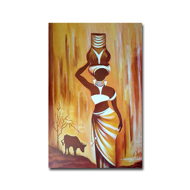 

Плакаты с изображением африканских женщин и абстрактные принты на холсте для африканских девушек 21*30cm No Frame