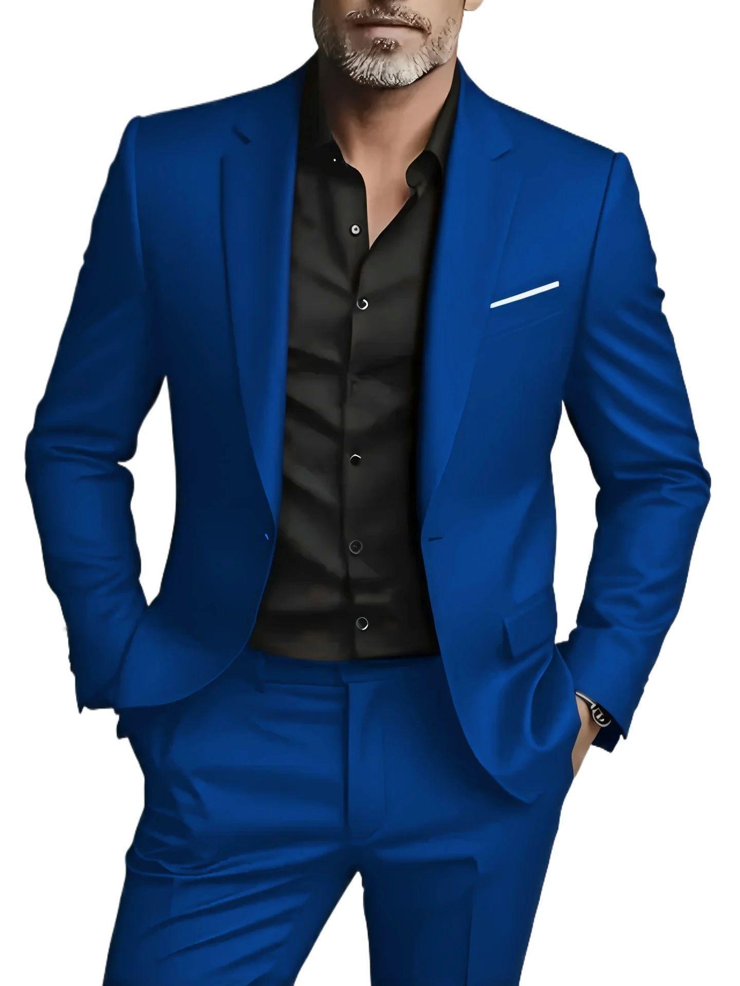 Korean Style Retro Business Casual Men`s