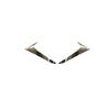For Lexus NX 250 260 350h 350 F   2024 Steel Car Rear Window Side Covers Tail Spoiler Side Triangle Wing Trim Panel