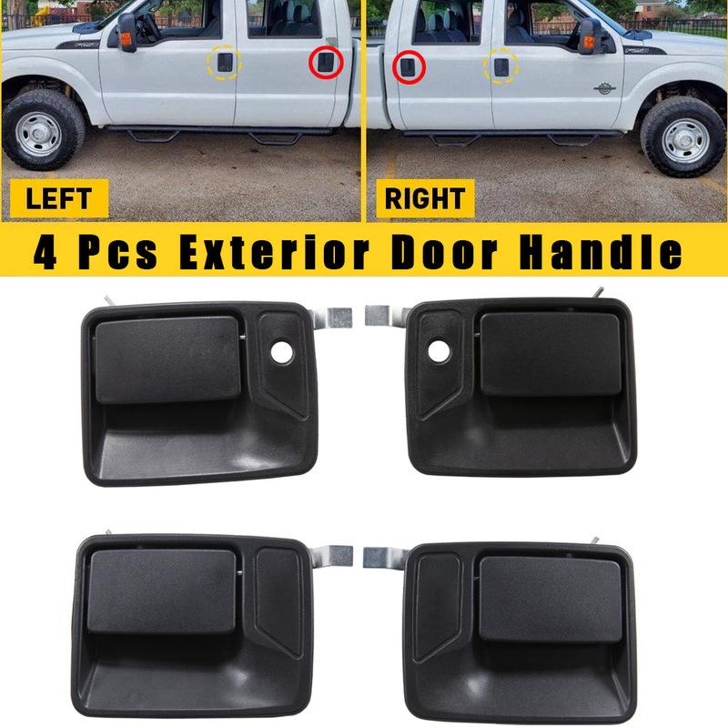 1 Set Exterior OutSide Door Handle For Ford F250 F350 F450 F550 Super Duty 1999-2016/Ford Excursion 2000-2005 4C3Z2522405AAA