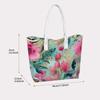 Floral Printed Casual Tote Bag Fashion Shoulder Bag for Daily Use
