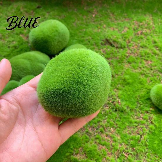 Miniature Garden Landscaping Landscaping Realistic Artificial Set Moss Rocks 10Pcs for Decorative Flocking Foam Fake Fish Tanks Stones Indoor
