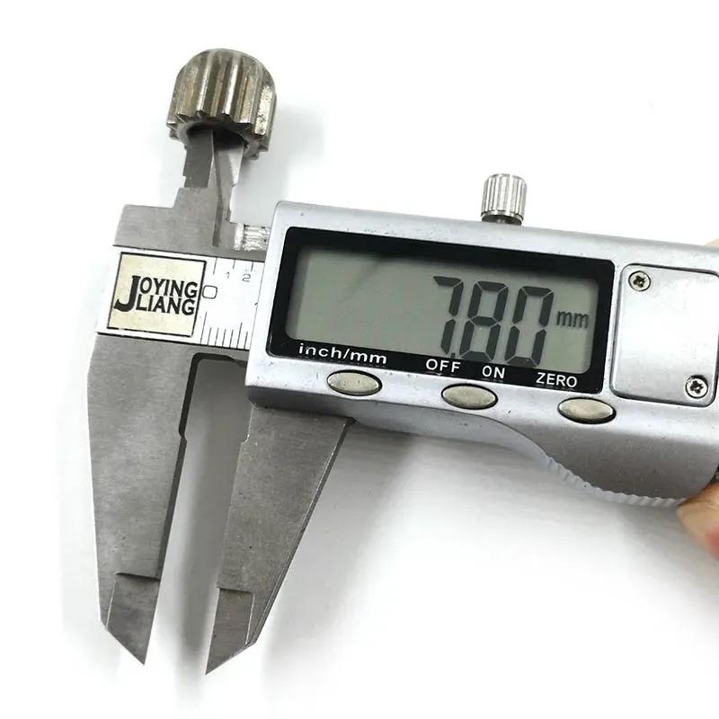 12T 15mm Durchmesser Elliptisches Loch 8x6 Keilverzahnung Zahnrad 12 Zähne Smoothie Hochgeschwindigkeitsmixer Sojabohnen Mahlmaschine Zubehör