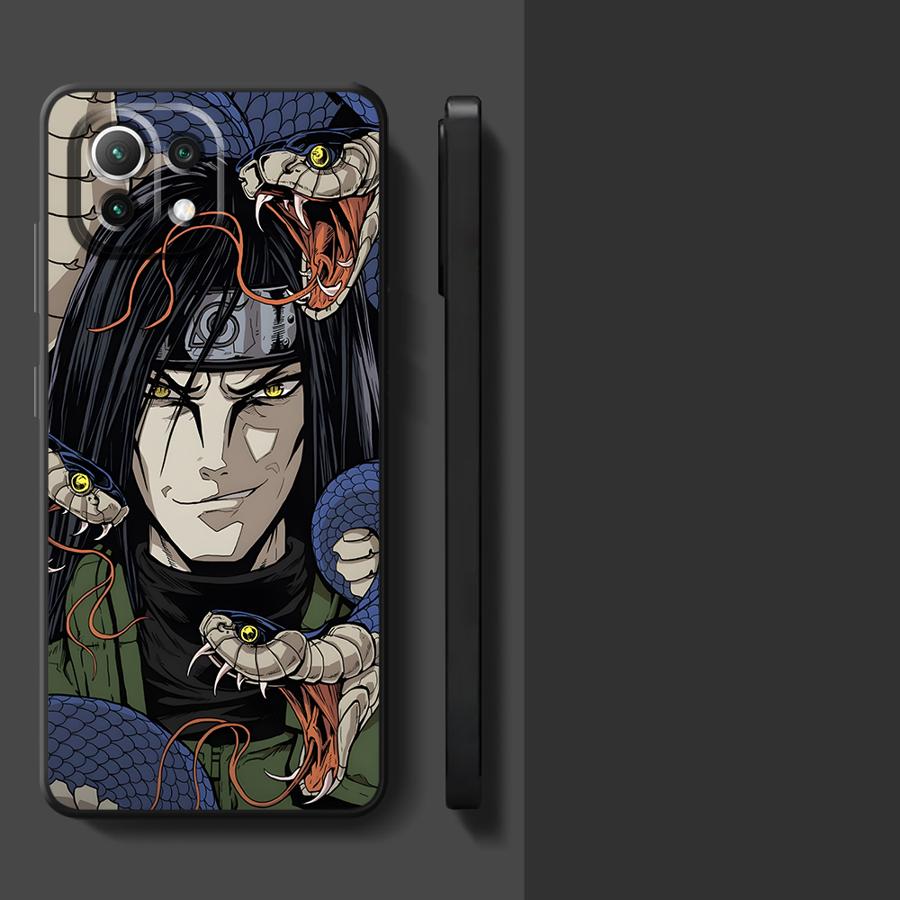 

Black Soft Phone Cover Case for Xiaomi Mi 12X 10T 11T 12T Pro 11 12 13 Lite 13 14 15 Pro Cartoon Cool Orochimaru Xiaomi 14