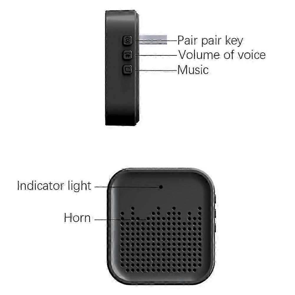 WiFi Smart Video Doorbell Set for Home Sturdy High-Definition WiFi Door Bell for Home Use