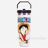 30oz Anime Americká Jednoduchá Jednobarevná Nerezová Termoska Přenosný Hrnček na Vodu do Auta Termoizolační Studený Ledový Hrnček