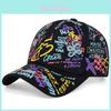 Berretto da Baseball in Cotone Hip Hop con Visiera Parasole per Uomo e Donna