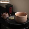 600ml Old Rock Clay Jianshui Retro Tea Washing Basin Tea Garbage Can Tea Dust Cylinder Barrel Chaxi Cha Equipment Collection