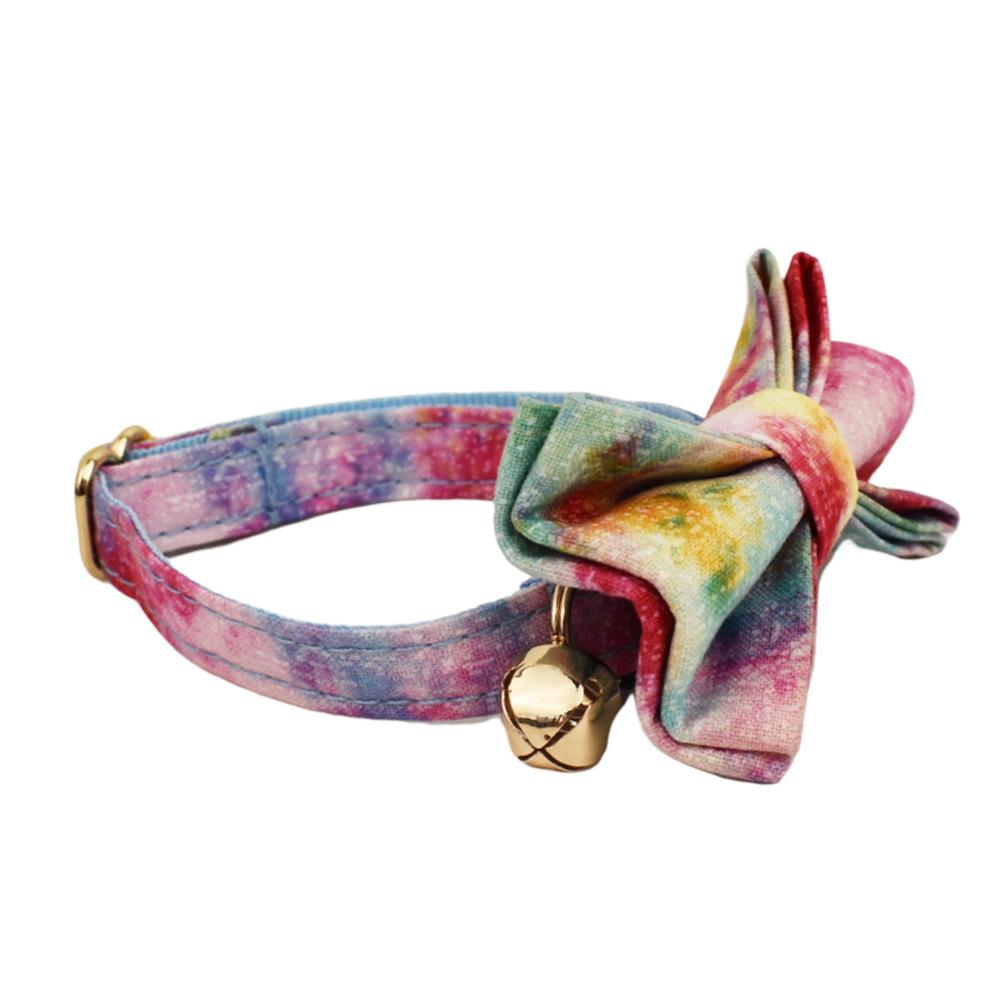 Plaid Bow Tie Pet Collar