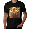 Brown Unisex Tshirt High Elasticity Sports Tee Shirt