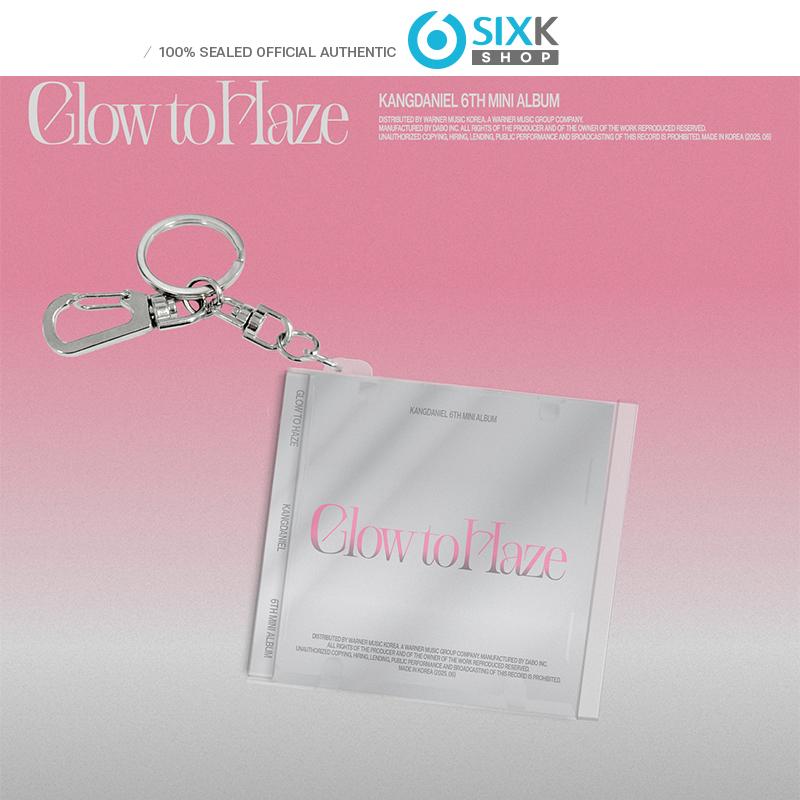 

[Pre-order] [+LUCKY DRAW] KANGDANIEL - MINI 6th [Glow to Haze] MINI CD KEYRING Ver. POB SOUND WAVE
