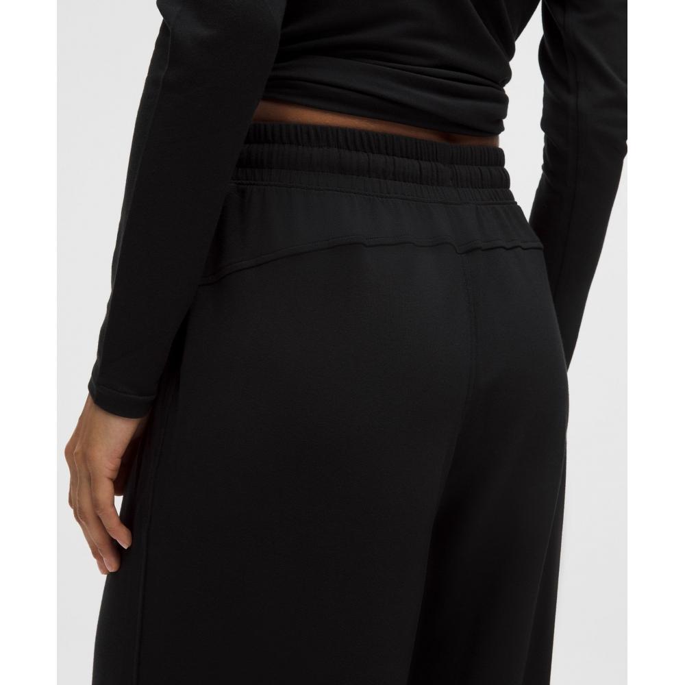 Lululemon Becalm High Rise Pleated Extra Wide Leg Pant Black