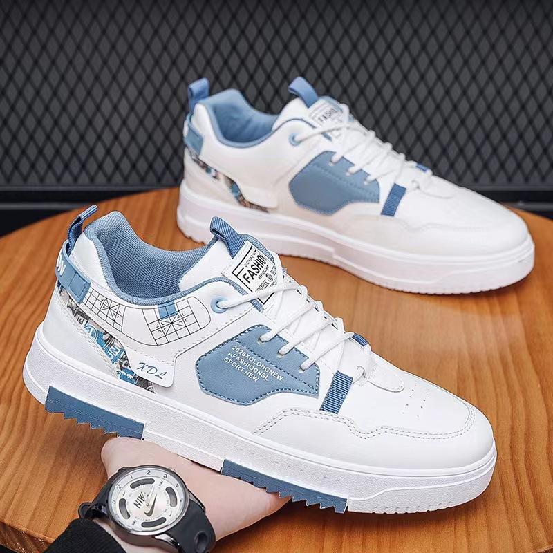 23 Autumn and Winter New Fashion Men's Casual Pumps Lightweight and Wear-Resistant Men's Soft Bottom Shoes Waterproof All-Matching Men's Shoes