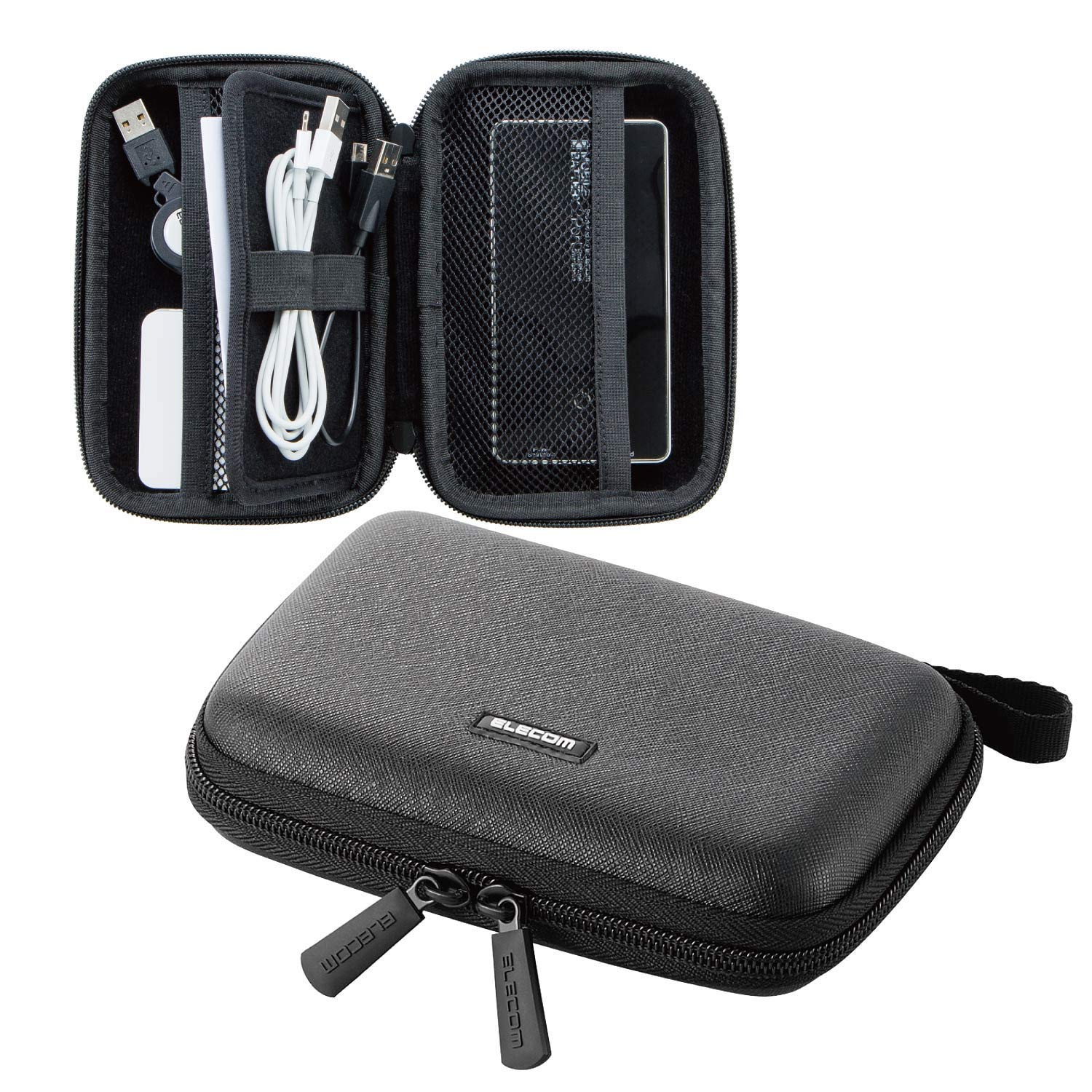 

ELECOM Сумка-органайзер для гаджетов, размер S, черная, Bag-in-Bag TB-01GPBK чёрный