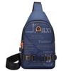 New breast bag trendy shoulder bag outdoor casual messenger bag waterproof and wear-resistant multi-functional Oxford cloth chest bag