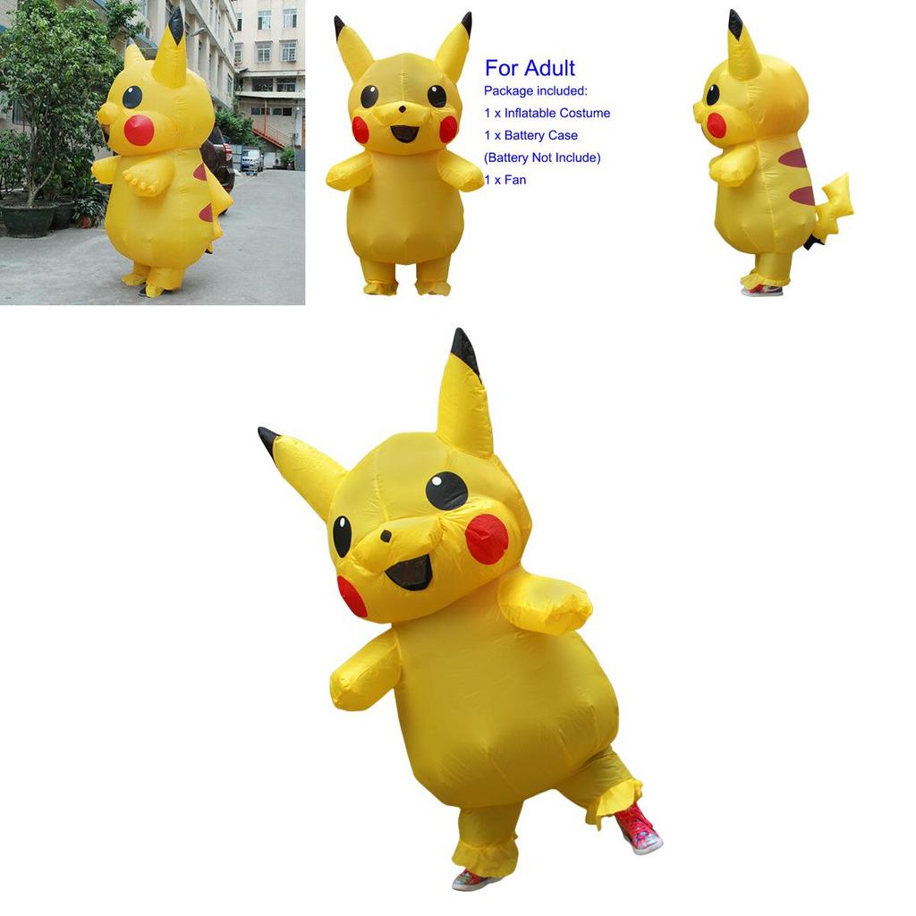 Fantastic Pikachu Costume For Kids Fancy Dress Parties Made From Lightweight Polyester