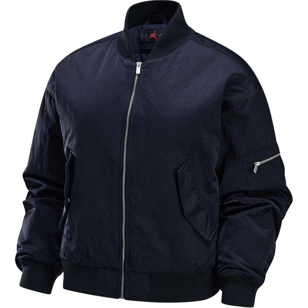 Jordan Renegade Fashion Versatile Long Sleeve Jacket Women jackets Black FV7108-010