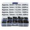 760pcs Plastic Toy Eyes Resin Flat Back Safety Eyes Doll Accessories Button Eyes  DIY Craft Making