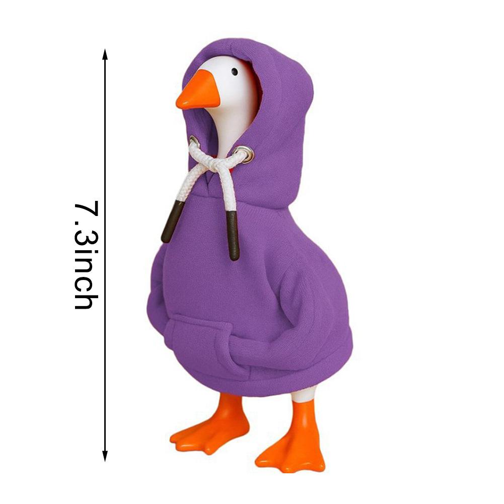 7 Inch Desk Goose Hoodie Made of Soft and Cotton Blend Designed To Resists Dust and Fading Enhancing Desk Decor