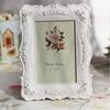 Vintage Resin Photo Frame With Gold Embossed Rose Pattern For Christmas And Anniversary Gifts