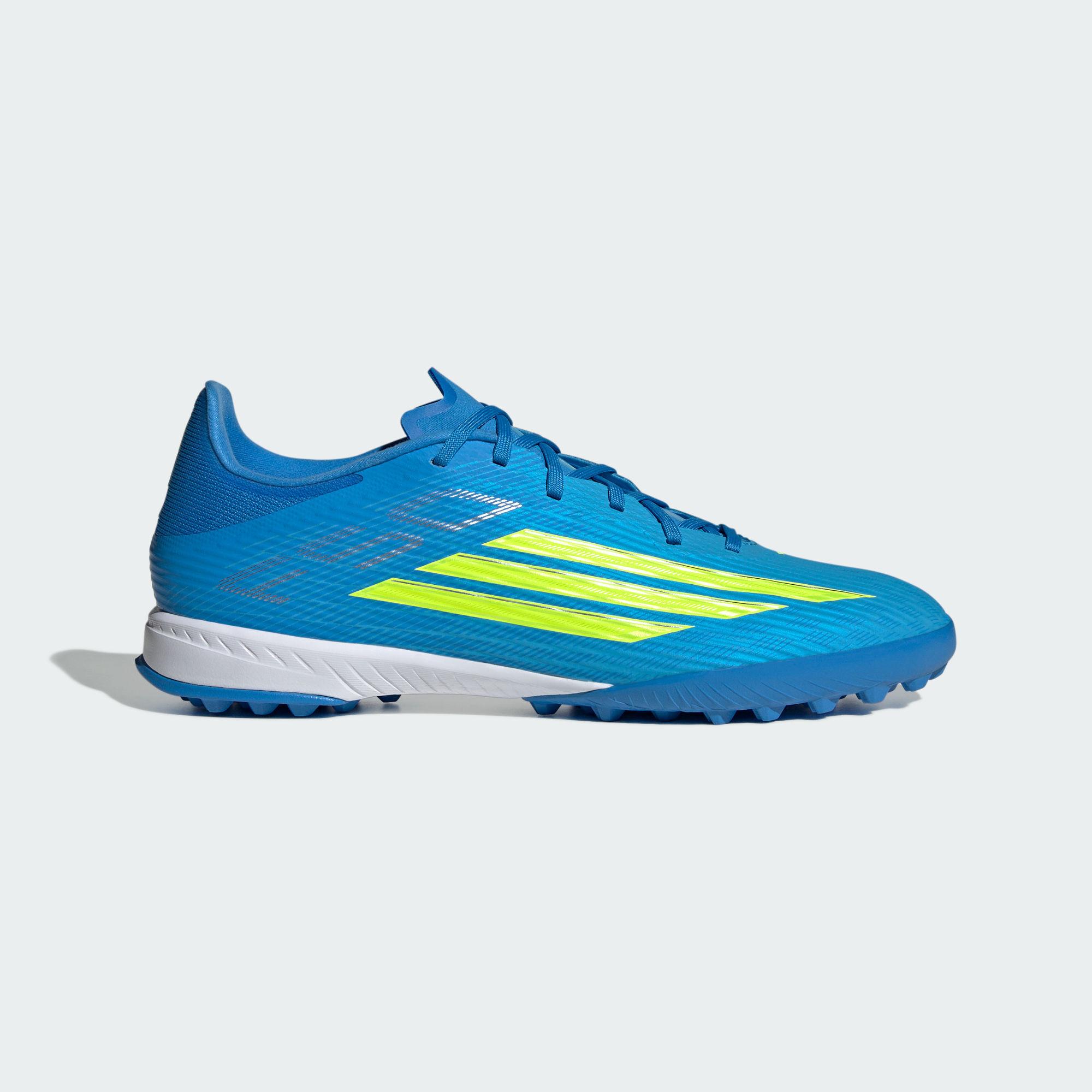 

adidas F50 League TF Lucid Ray Blue Team Solar Yellow 2 Lucid Aquama 40.5