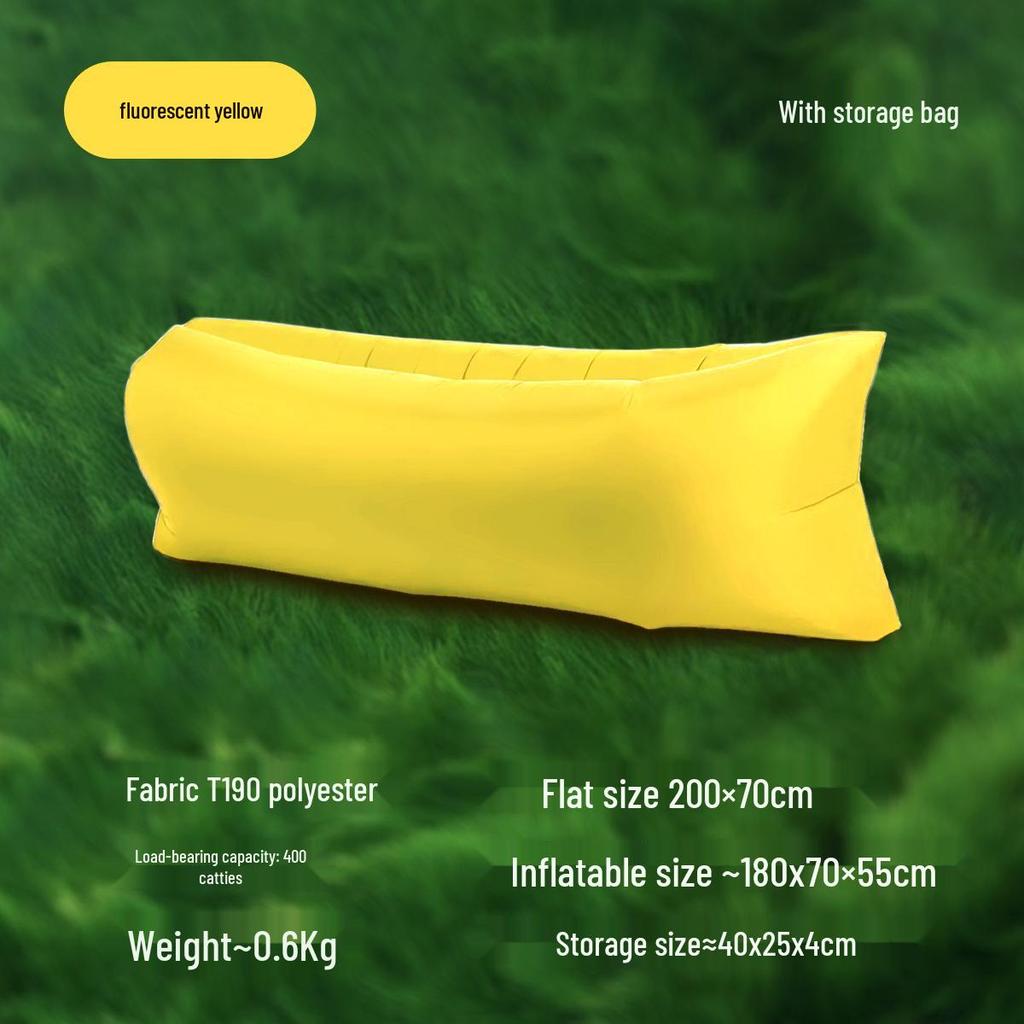 Portable Inflatable Sofa Bed for Outdoor Camping & Beach Lounging