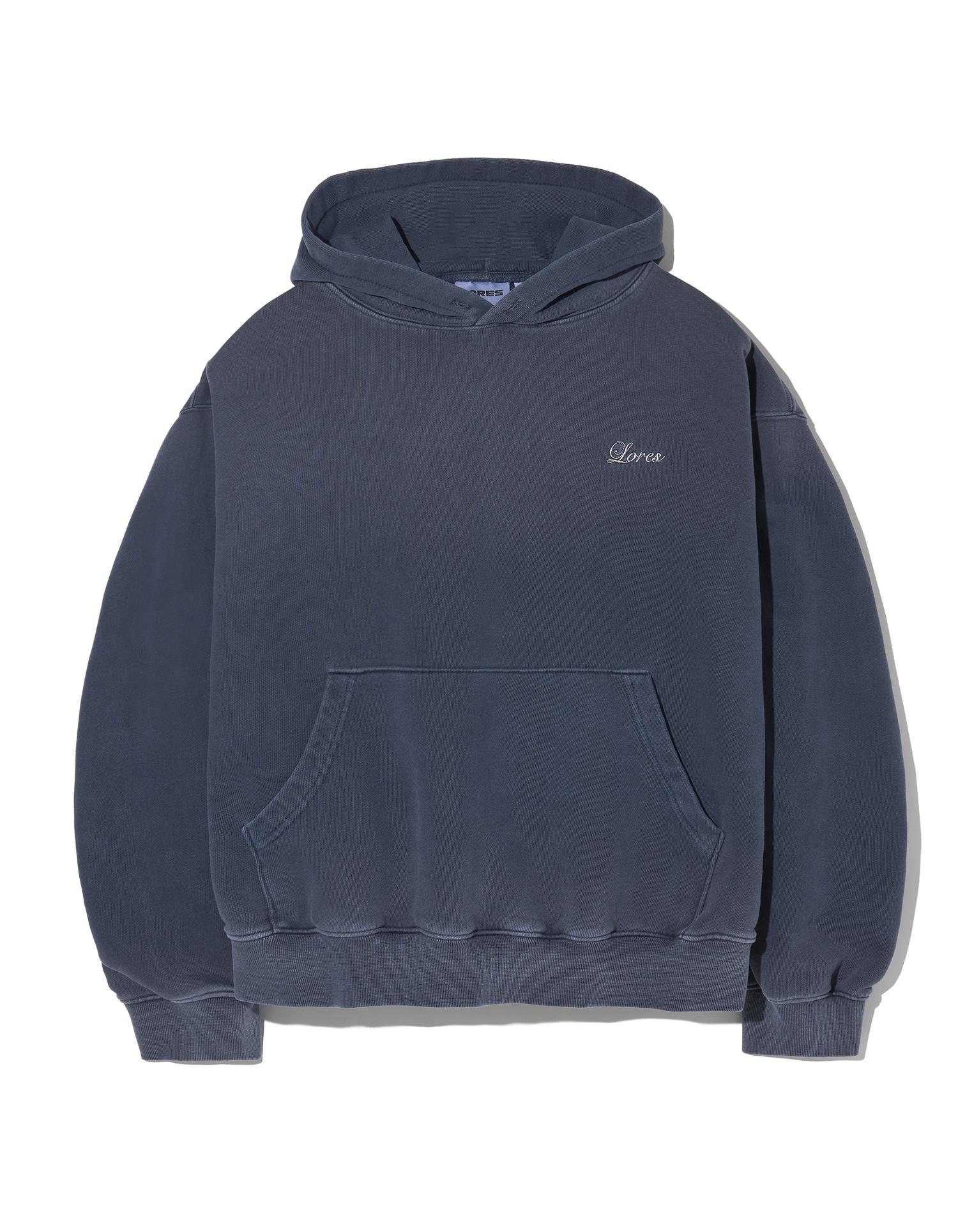 Roars Faded Pigment Dyed Hoodie - Navy Navy/L