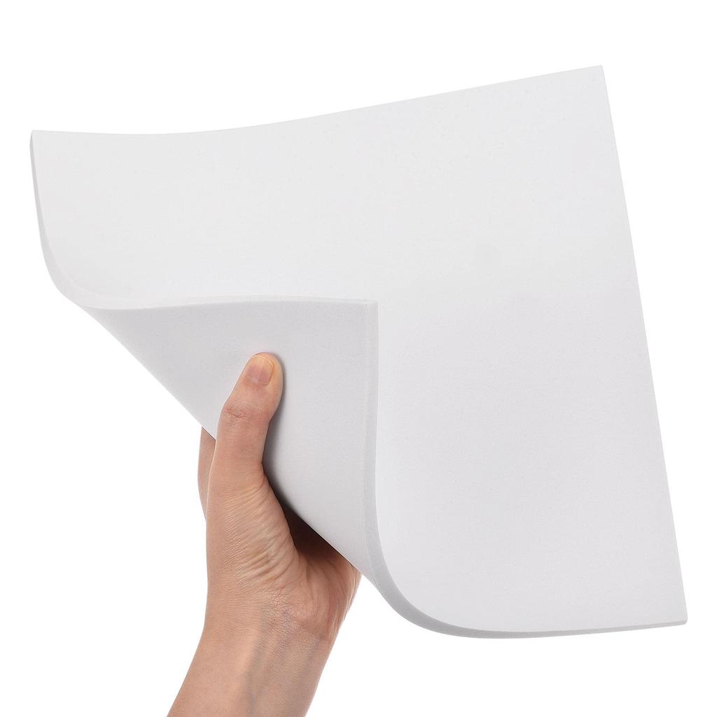 uxcell EVA Foam Sheets for Crafts and DIY 25 x 25 7 mm 4 Pack Projects, cm, Thick, White,