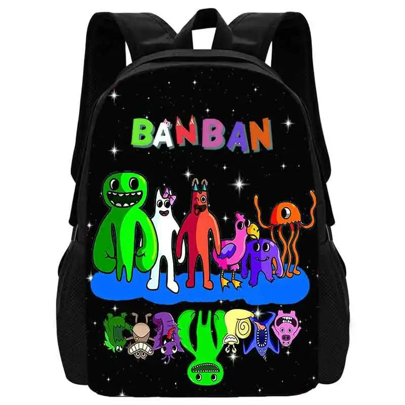 Zaini scolastici Garten of BanBan per Ragazzi Ragazze Mochila di Cartone Animato Zaino per Bambini Scolari, Borse Leggere per Bambini Miglior Regalo Giocattoli